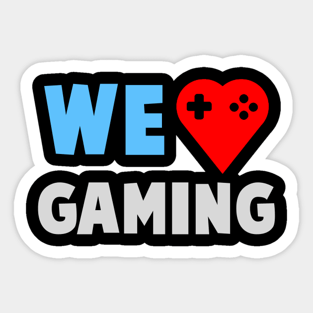 we love gaming Sticker by klarennns